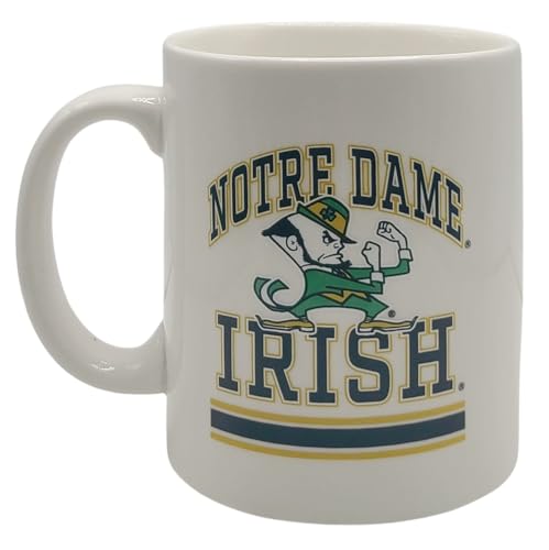 Logo Brands Notre Dame Fighting Irish Large Mug, 15oz (Leprechaun)