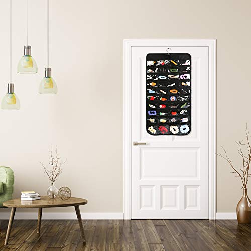 Luney Hanging Jewelry Organizer, 80 Pockets Earring Holder Organizer, Bracelet Organizer With Pockets For Woman, For Hanging Earrings, Necklaces, Bracelets, Rings, Storage, Closet #TOP6