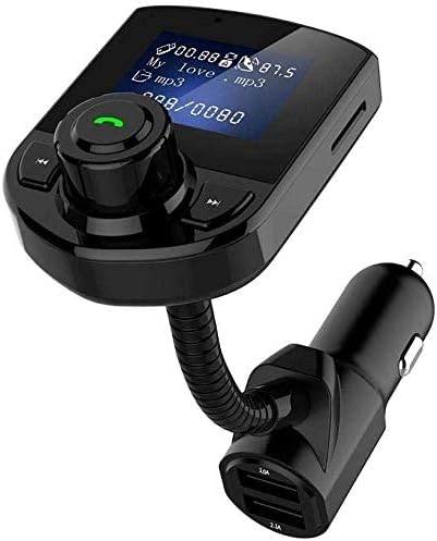 Fm送信機 Bluetooth Car Player 自動車 Mp3bluetoothハンズフリー 1 44インチディスプレイインテリジェントノイズ低減