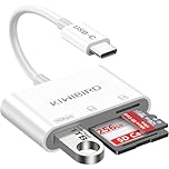 KiWiBiRD SD Card Reader USBC, USB C Memory Card Reader, Micro SD to Type C Adapter for SDHC SDXC TF MicroSD Compatible with iPhone 17 16 Plus Pro Max Mac MacBook Air iPad iMac, Galaxy S24 S23 Android