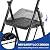 KINGRACK Folding 4 Step Ladder, Portable Ladder for Multi-Purpose, Home, Kitchen, Heavy Sturdy Steel Step Stool with Anti-Slip Wide Pedals, Handrail, Safe-Lock Design, Pass 500lbs Load Testing, Black