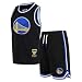 Ultra Game Boys NBA Official Super Soft Jersey Tank Top & Basketball Shorts Set, Golden State Warriors, Black, 10-12
