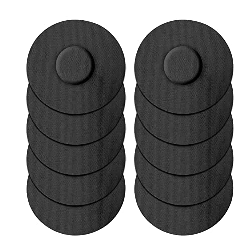 adgfd Parches Adhesivos Freestyle Libre, 10 Parches Adhesivos precortados a Prueba de Agua, protección Continua del de glucosa, Cubierta del Sensor de Larga duración (Negro y Tono de Piel) Cover
