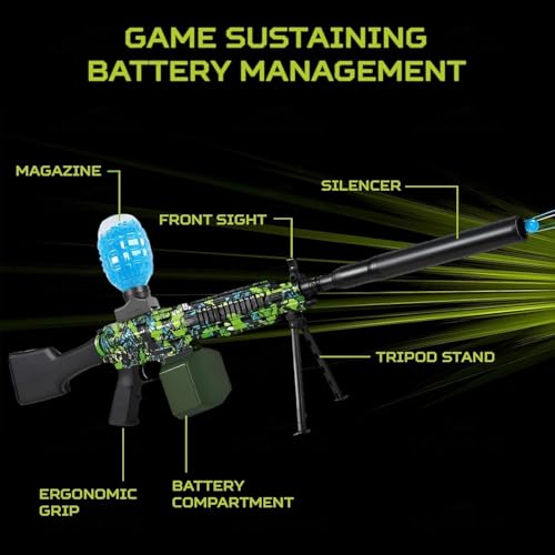 Image of Fresh Gel Blaster Gun Automatic Gun for Kids-Adults Electric Operated High Speed Including 5000 Gel Balls for Kids and Adults.A5