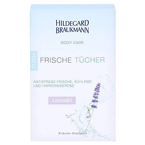 Hildegard Braukmann Body Care Frische Tuch Lavendel 10 Stück