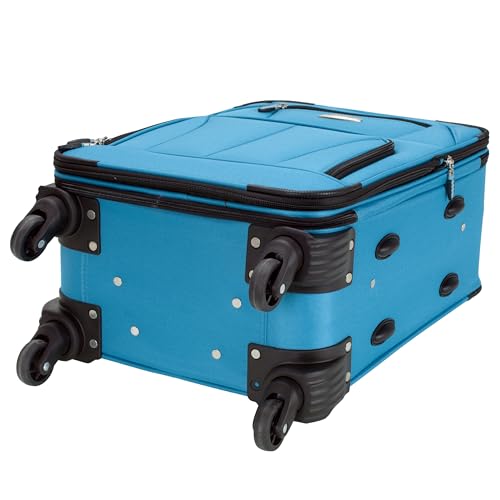 Image of Rockland Synthetic Turquoise Carry-On (F2281 Turquoise)