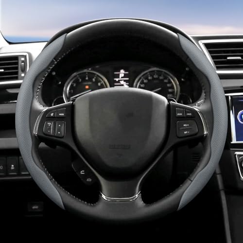 �n���h���J�o�[ �X�Y�L�ɓK������X�C�t�g�ɓK������ 2011 Sx4�ɓK������ �O�����h�ɓK������ʋC�����X�e�A�����O�z�C�[���J�o�[�Z�O�����g�����ꂽ�N�C�b�N�����[�X�f�U�C�� �n���h���J�o�[ �ʋC��(Gray 2-Piece Set)