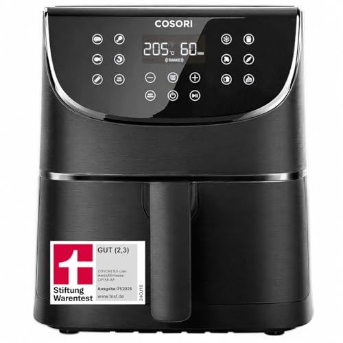COSORI Heißluftfritteuse, Airfryer Testsieger 2024, 11-in-1 Air Fryer XXL 5,5L, Heissluftfritteuse...