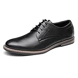 Bruno Marc Herren Anzugschuhe Klassischer Business Lederschuhe Schnürhalbschuhe Derby Oxfords Schuhe SCHWARZ 44 (EUR) SBOX2215M-E