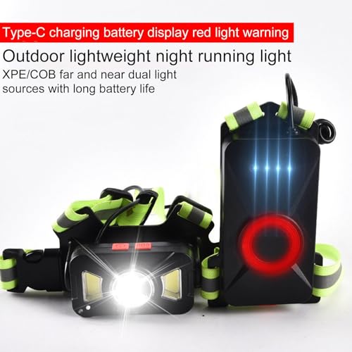 Lampe de poitrine de course rechargeable USB étanche - 6