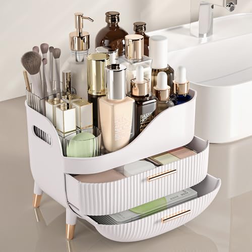 image for Pajiriona Makeup Organizer with Drawers,Skincare Organizer for Vanity,