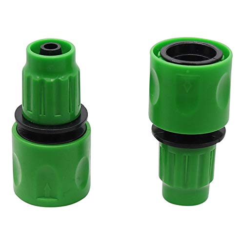 PVC. Grado di mobili per tubi 3/8" Tubo flessibile adattatore Agricoltura Tubo for innaffiare rapida connettore irrigazione a goccia Raccordi Giunti Watering 8 millimetri tubo connettore 20 Pz