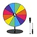XIAOQENAN Heavy Type Rotating Prizes Wheel Game Reusable Colorful Game With Durability Metal Base For Kids Adults Stable Metal Base Rotating Prizes
