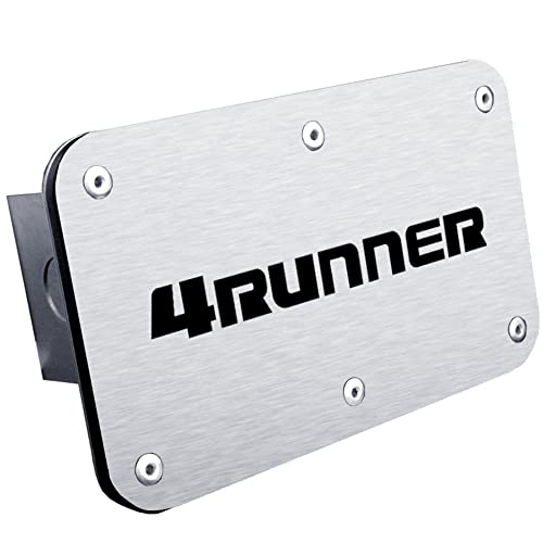 Au-TOMOTIVE GOLD Logo Trailer Hitch Plug for Toyota 4Runner (Chrome)