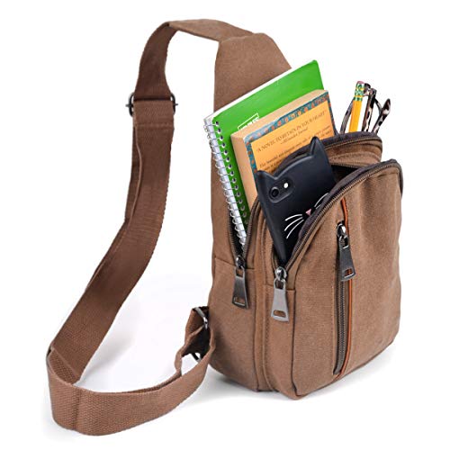 Westend Crossbody Canvas Sling Bag Backpack With Adjustable Strap #TOP5