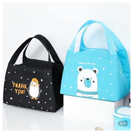 Lucario Small Lunch Bag for Women, Insulated Leak-Proof Lunch Bag, Little Daisy Lunch Box for Girls, Men, Children & Adult Picnic/Work/School Lunch Bag || Multicolor