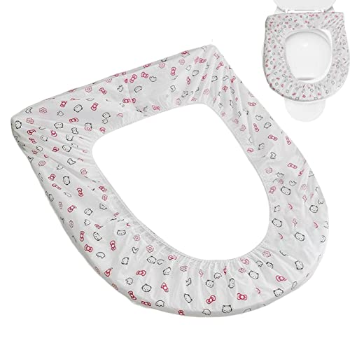 Fulenyi Toilettensitzbezug | Dickes und wasserdichtes Toilettensitzkissen | Tragbare Reise-Toilettenmatte aus Vlies-Gewebe für Camping, Ausgehen – Bild 8