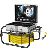ESANHAO Endoscopische Camera 9" Monitor Camera Inspectie Channeling DVR Recorder, D...