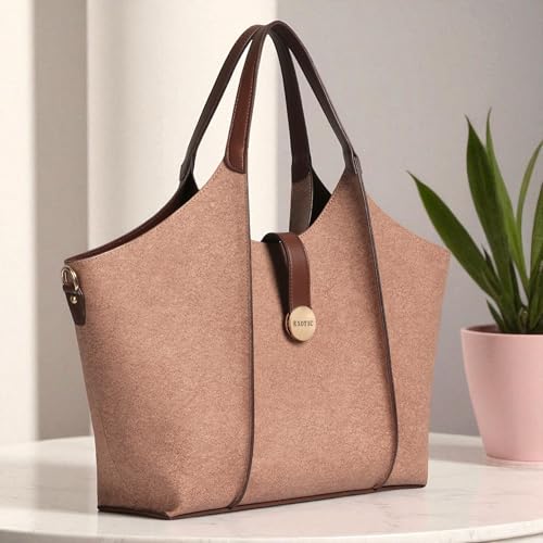 Image of EXOTIC Metropolitan Elegance Signature Canvas Tote top Handle Handbag | For Office | For Work | Laptop Bag | Gift Bag