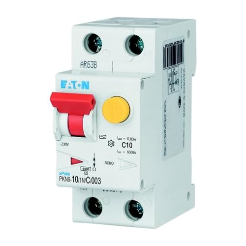 Leistungsschutzschalter 1P + N 10A 30mA (0,03A) Klasse AC - 2 Module - Unterbrechungsleistung 6kA - lebensrettend + thermisch - LEMAG SRL