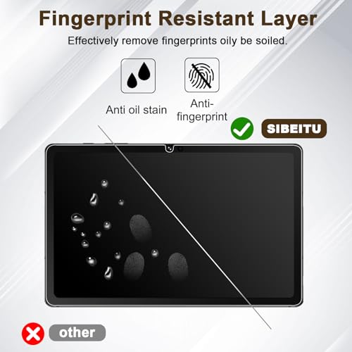 SIBEITU 2 Pack Screen Protector for Samsung Galaxy Tab A9 Plus 11 Inch 2023, HD 9H Hardness Tempered Glass Film for Galaxy Tab A9+ 5G (SM-X210/X216/X218), Anit Scratch & Case Friendly