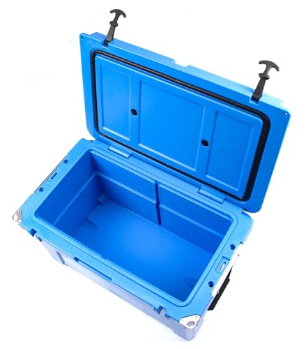 SM75 Insulated Dry Ice Storage Container, 2.35 cu ft, 229 Lbs Capacity, Lightweight, Blue