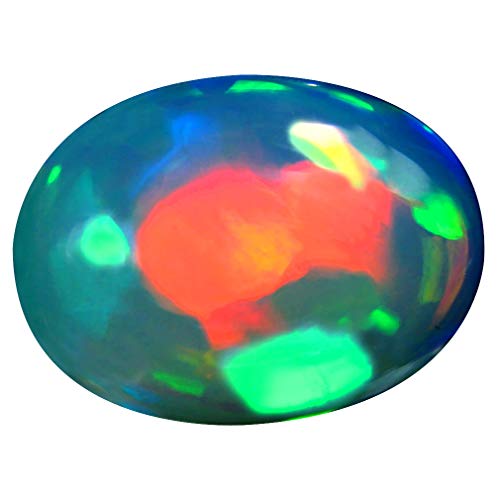 Opale arc-en-ciel naturelle 4.68 ct, pierre précieuse en vrac pour personnaliser vos bijoux