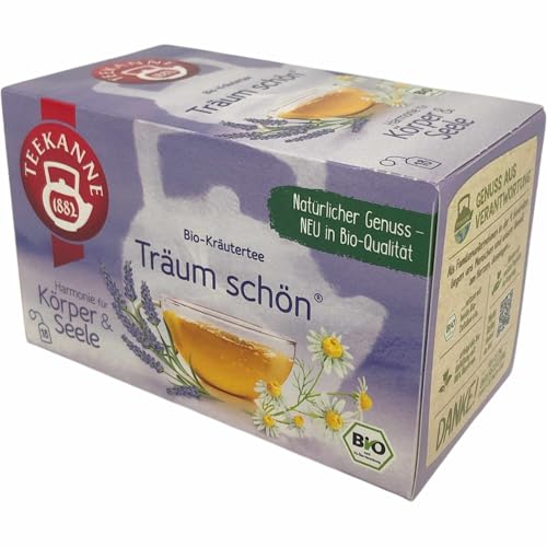 usy Bundle für Teekanne Träum schön Harmonie für Körper und Seele 4er Pack (4x34g Packung) + usy Block