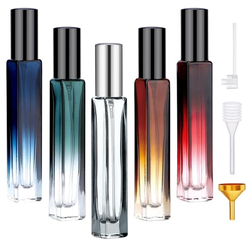 Yamadura Mini Refillable Perfume Portable Atomizer Bottle Refillable Perfume Spray, Refill Pump Case for Traveling and Outgoing (5ml, 4 Pack) 4
