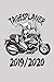 Tagesplaner 2019/2020: DIN A5 Kalender von 09/2019 - 08/2020 1 Tag = 1 Seite mit großem Tagesplaner und großartiger Übersicht. Monatsübersicht, ... in diesem Kalenderbuch. Motorradfahrer Cover