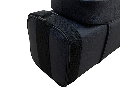 J&J New Champion Leather 3X6 Hard Pool Cue Case For 3 Butts 6 Shafts-Free Bonus Gift (B-0425 Black, 32) #TOP3
