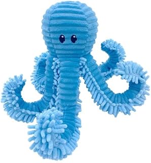 Pet Lou Blue Bay Octopus Dog Toy, 14-inch Length