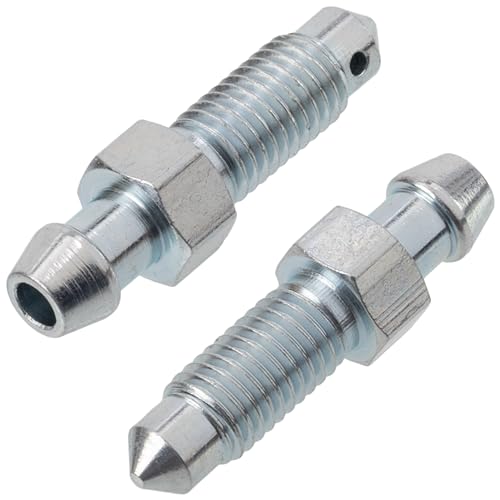 AERZETIX - C70814 - Satz von 2 Ventilen Entlüftungsschraube M7x1 - kompatibel mit Peugeot Citroën Mitsubishi Lancia Subaru Audi Bmw Mercedes-Benz Opel Toyota Renault Hyundai - OE-Nummern 442839