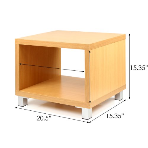 Image of Furinno XBF66-C Nihon Contemporary Side /End Table, Light Cherry