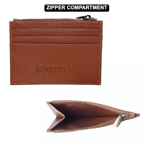 Myra Bag Western Credit Card Holder for Women - Slim Minimalist Canvas Leather Wallet - Pink Geometric3