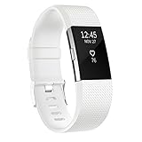Fitbit Charge 2 Replacement Elastomer Bands, RedTaro Accessories Fitbit Charge 2 Heart Rate Fitness Wristbands Small White