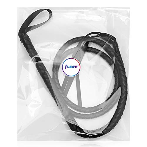 LUOEM Cat Woman Whip Costumes Whip Cosplay Supplies for Halloween (Black) - Thumbnail 7