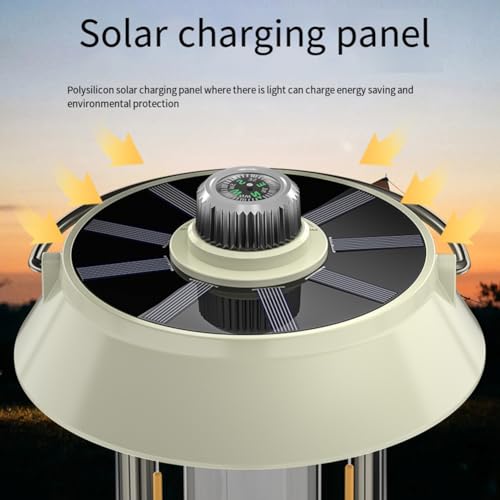 Lanterne de camping LED rechargeable avec éclairage d'atmosphère pour extérieur