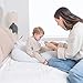 Snugglekid 100% Waterproof Baby Lounger Cover - 2-Ply Organic Cotton Slipcovers - Machine Washable - Gray
