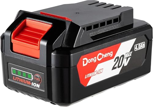 Dong Cheng 18V (20V MAX) Battery, Lithium-Ion 4.0Ah Battery Pack Compactible with DongCheng 20V MAX Power Tools, FFBL2040