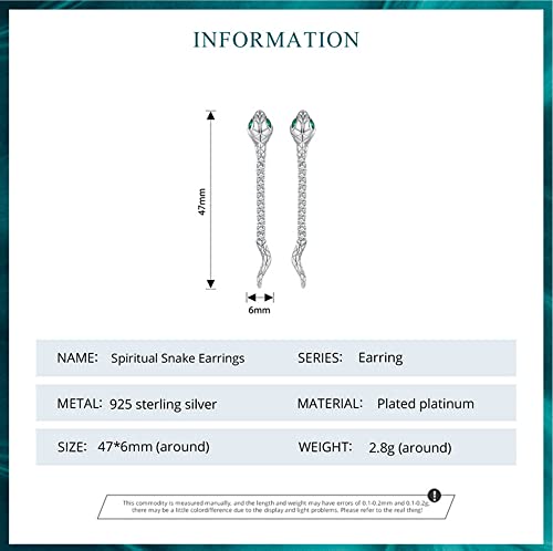 Boucles d'oreilles serpent délicates à offrir comme cadeau d'anniversaire idéal