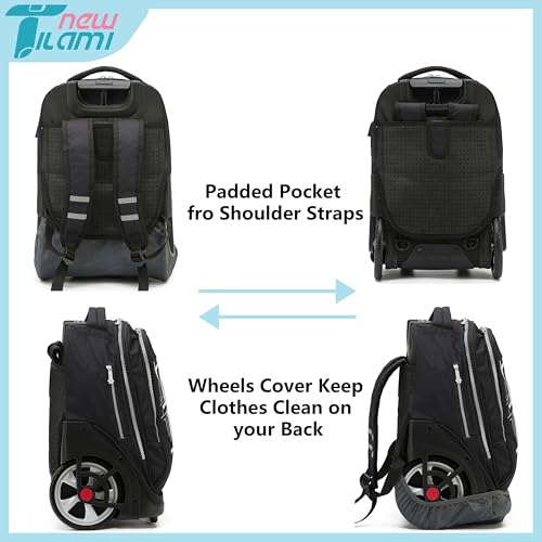 NEW-TILAMI-19-Rolling-Backpack-for-kids-Adjustable-Laptop-Backpack-with-Wheels-for-Girls-to-School-Travel-Camping-Boys-Rolling-Backpack-Skate-Board NEW TILAMI 19 Rolling Backpack for kids Adjustable Laptop Backpack with Wheels for Girls to School Travel Camping Boys Rolling Backpack Skate Board