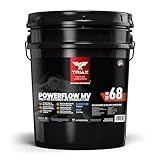 TRIAX Powerflow AW 68 Multi-Viscosity HLP Hydraulic Oil | 6,000 Hour Extended Life | Triple Anti-Wear | True All Season | Pour Point Down to -40F | Virtually Zero Foaming (5 Gallon)