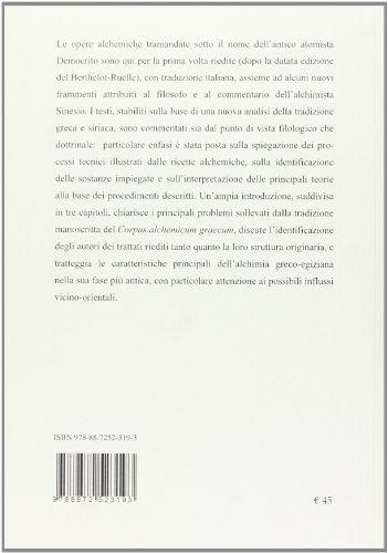 Scritti Alchemici : Con Il Commentario Di Sinesio - 2