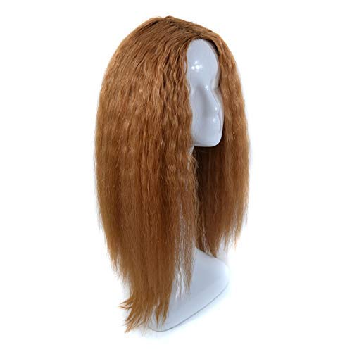 Perruque cheveux bouclés long brun clair idéal pour sublimer votre style