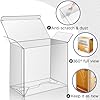 Booster Box Protector Bulk 6 Packs,0.5 mm PET Display Case with UV Protection & Anti-Scratch Coating Stackable Display Case for PKMN Booster Boxes (Premium Protection)