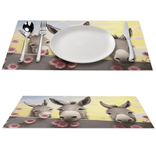 Sets de table antidérapants et lavables protégeant la cuisine de la chaleur - 2