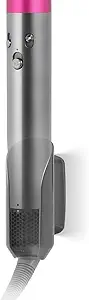LANMU Wall Mount Holder Compatible with Dyson Airwrap/Airstrait Styler, Storage Organizer Stand Curling Iron Accessories for Home Bathroom (Gray)