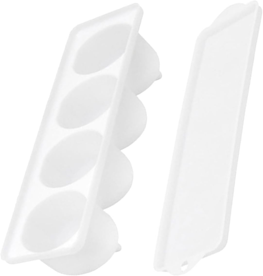 Didiseaon Pickled Egg Storage Container with Lid White Pickle Holder for Tea Eggs for Kitchen and Refrigerator Preservation