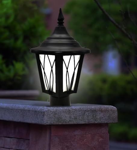 Image of Luxury Outdoor Shiva Gate Pillar Light - Waterproof Garden Entrance Lamp for Home Entrance, Garden, Villa Entrance, Hotel & Restaurant Outdoor Area(Pack of 2)